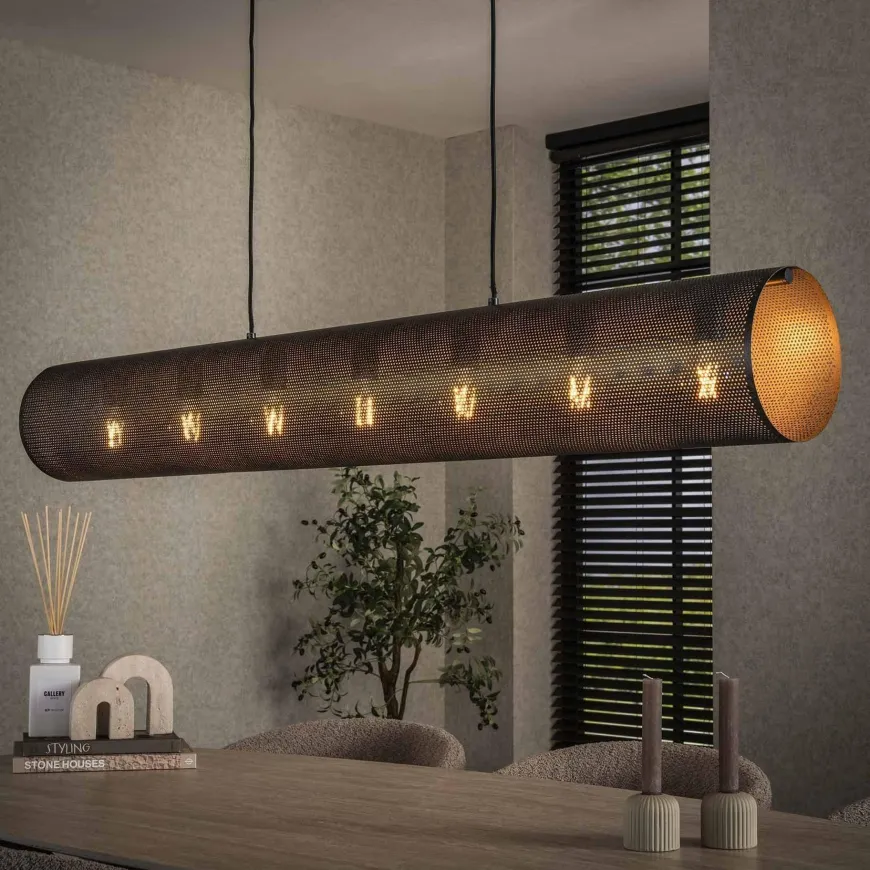 WoonStijl Hanglamp 7L koker XL mesh