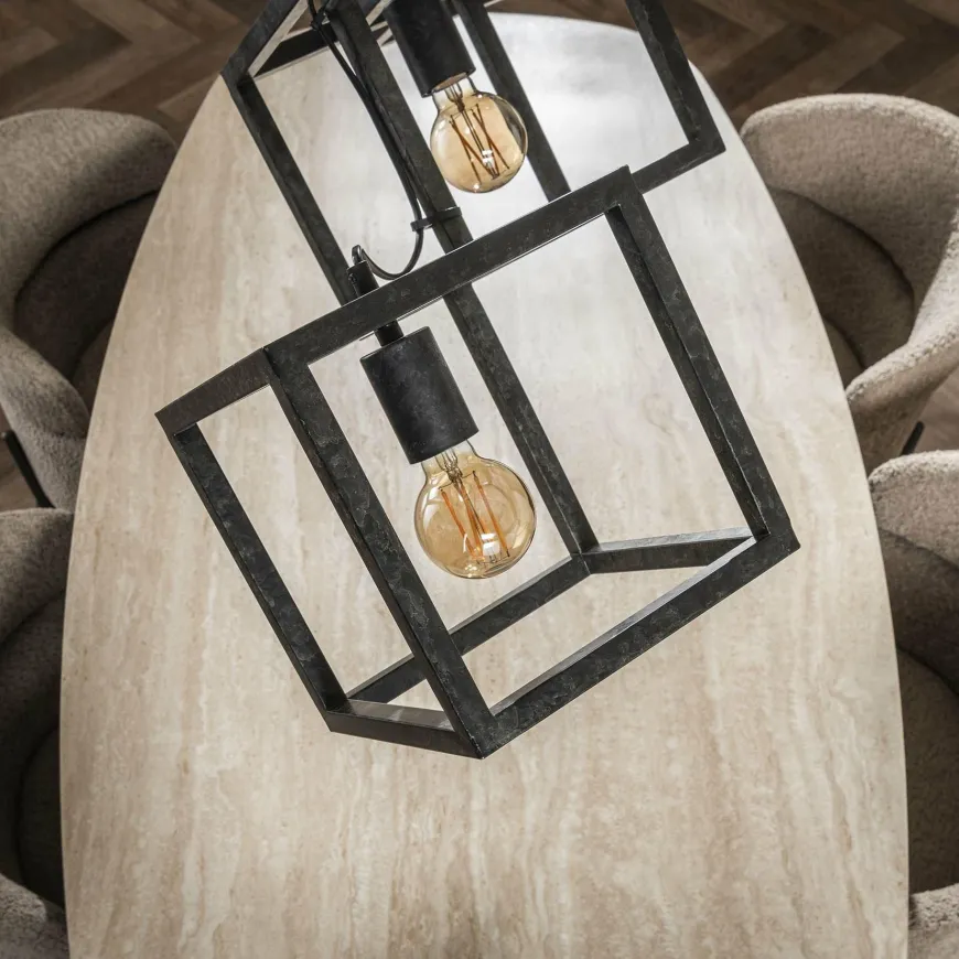 WoonStijl Hanglamp 4L kubus