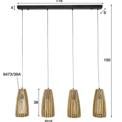 WoonStijl Hanglamp 4L launch