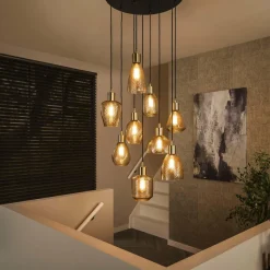 WoonStijl Hanglamp 9L leaf getrapt