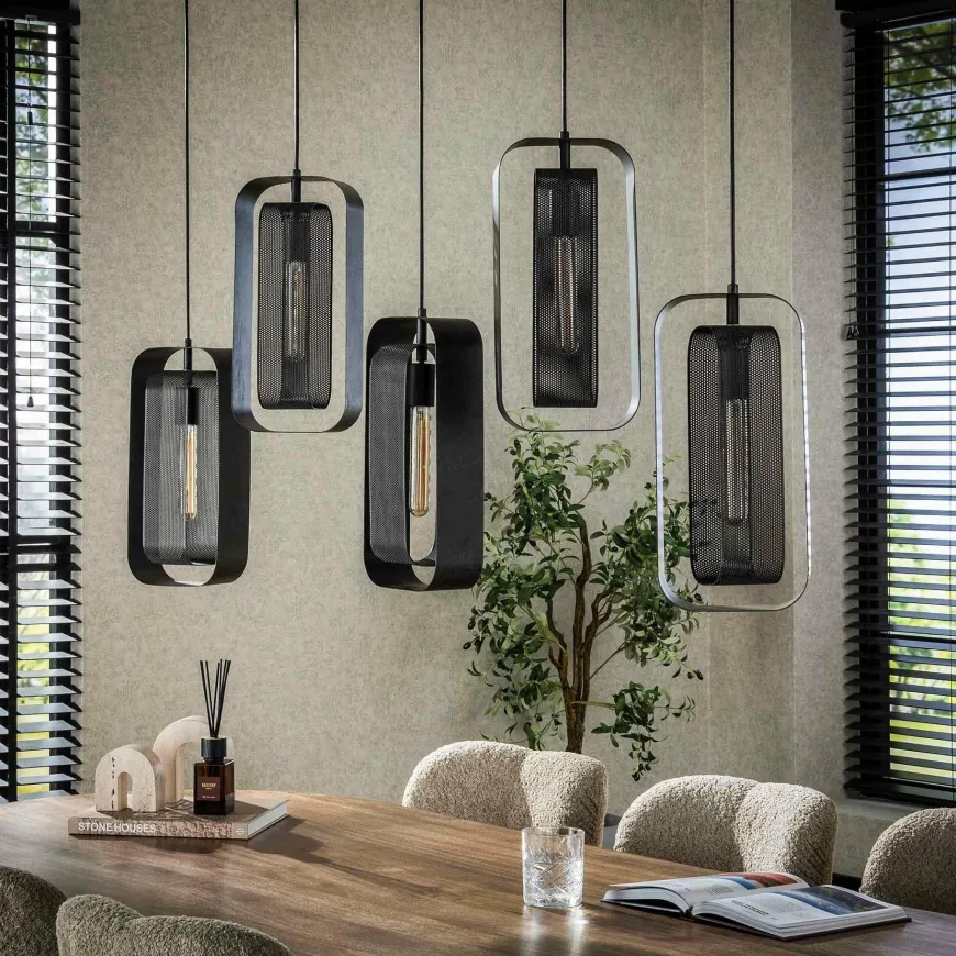 WoonStijl Hanglamp 5L mesh rotate