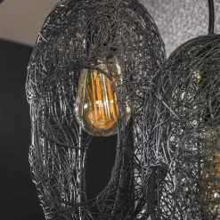 WoonStijl Hanglamp 5L open oog wire