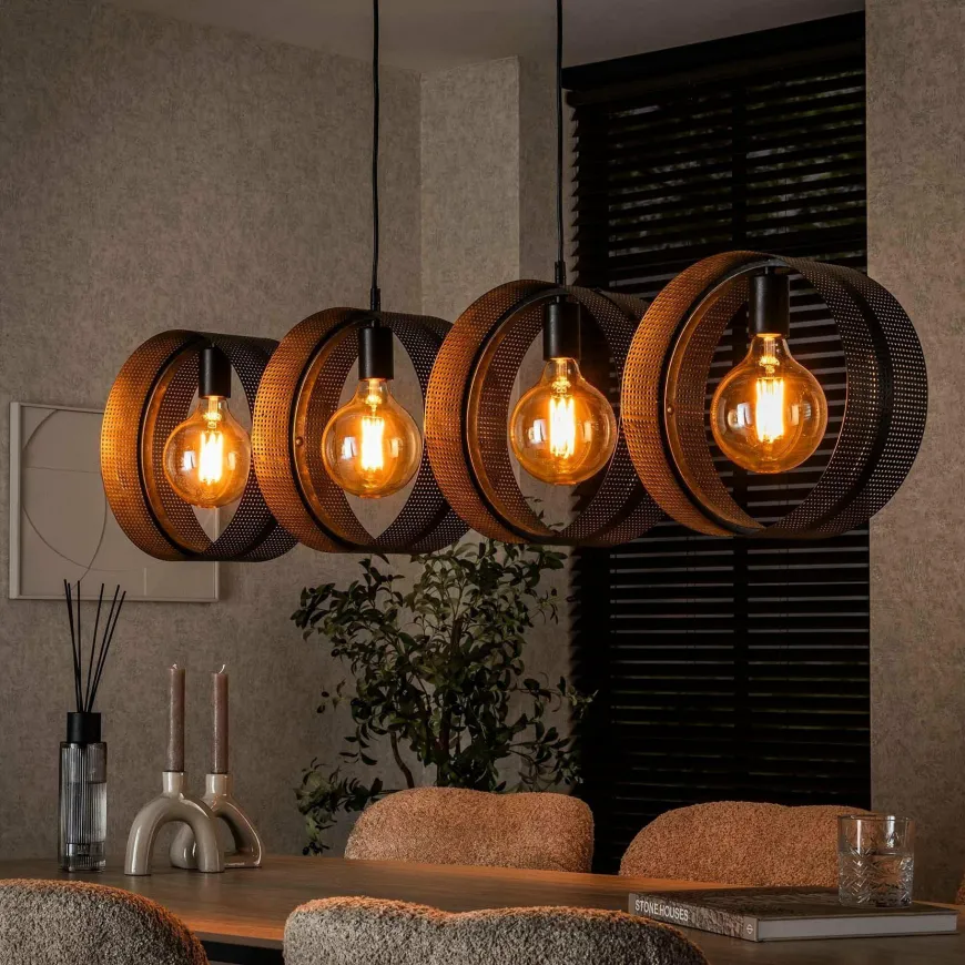 WoonStijl Hanglamp 4L ring geperforeerd