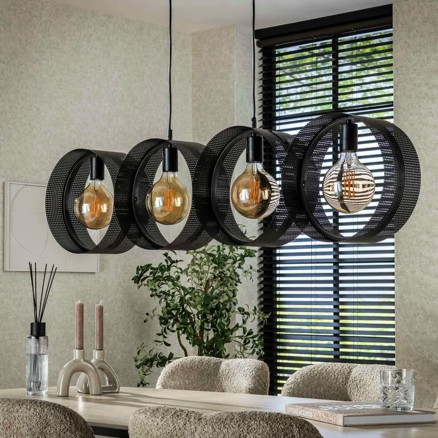 WoonStijl Hanglamp 4L ring geperforeerd