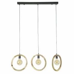 WoonStijl Hanglamp 3L round wood