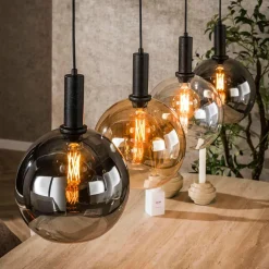 WoonStijl Hanglamp 4L Sfera tricolore