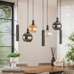 WoonStijl Hanglamp 4+3L Sfera tricolore