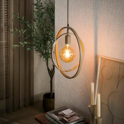 WoonStijl Hanglamp 1L Turn around beige