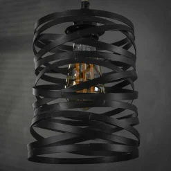 WoonStijl Hanglamp 7L twist wikkel XL / Slate grey