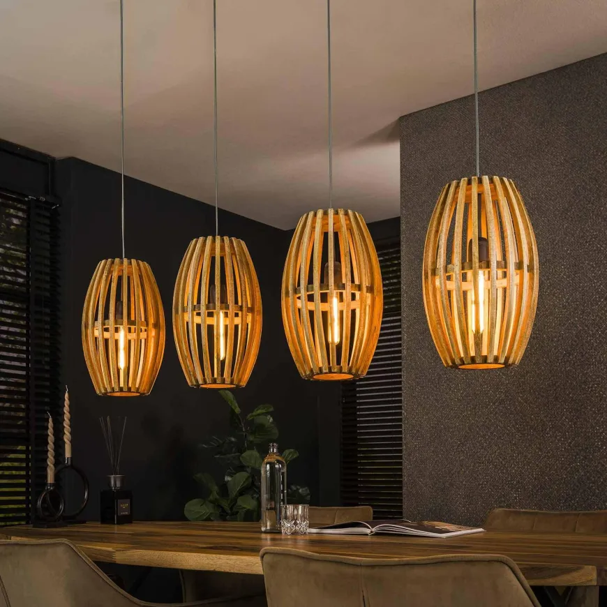 WoonStijl Hanglamp Orbit met 4 kappen