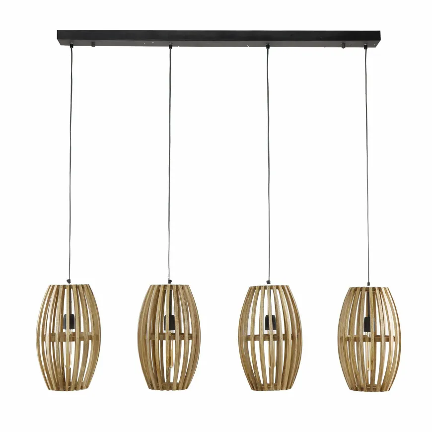WoonStijl Hanglamp Orbit met 4 kappen