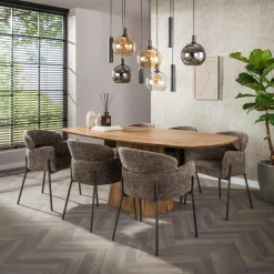 WoonStijl Hanglamp Sfera Tricolore 5+4-lichts