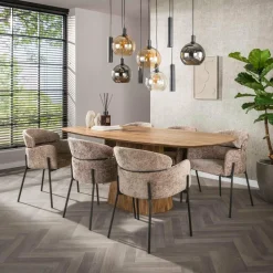 WoonStijl Hanglamp Sfera Tricolore 5+4-lichts