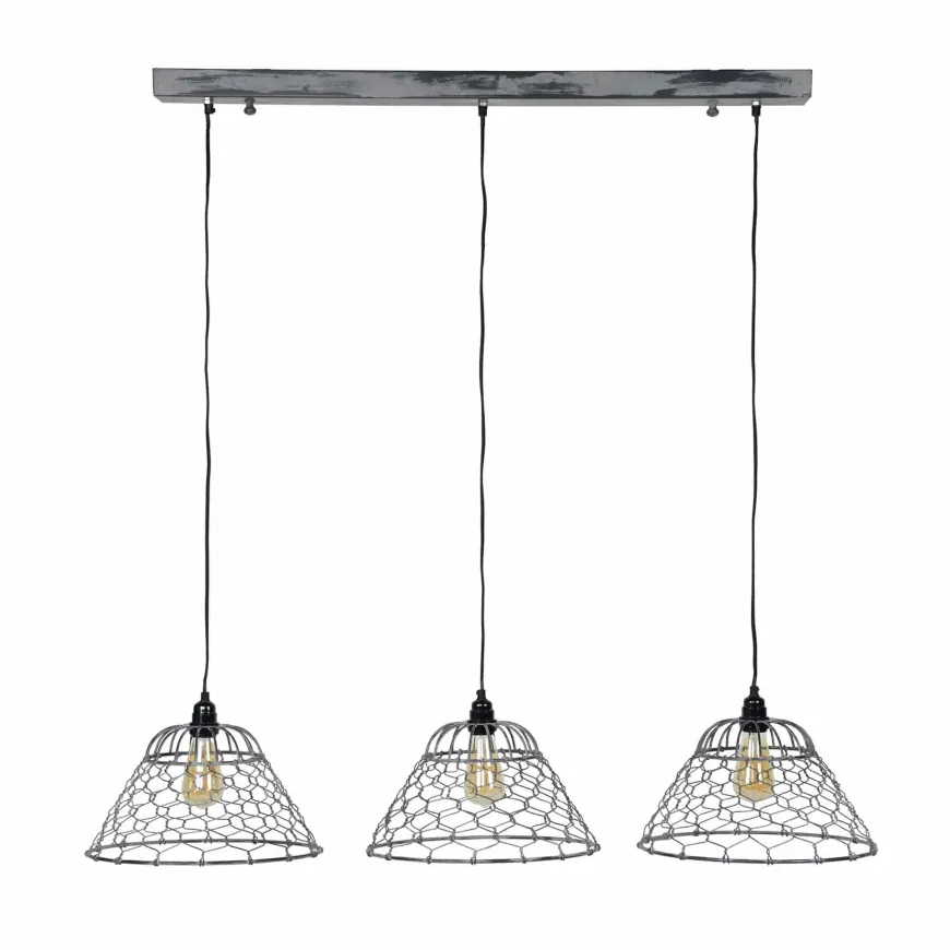 WoonStijl Hanglamp 3xØ35 gaas