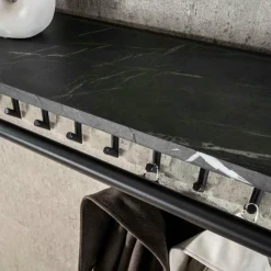 WoonStijl Kapstok 10 haaks roede-hoedenplank