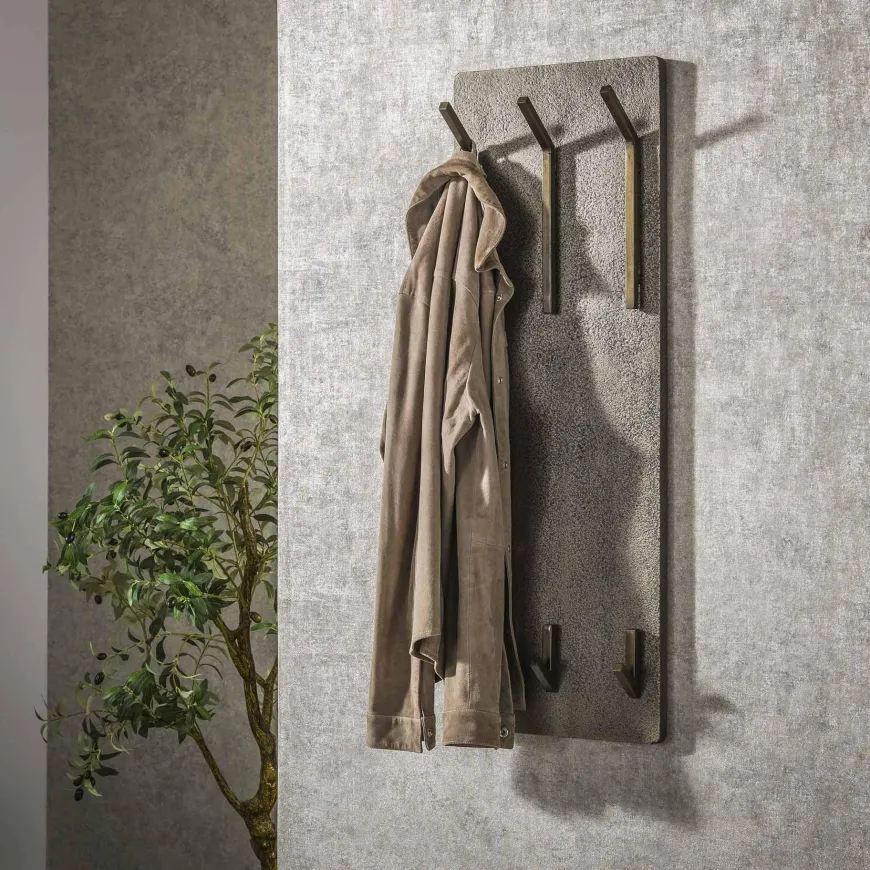 WoonStijl Kapstok Ferro 2x3 haken hoog