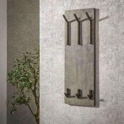 WoonStijl Kapstok Ferro 2x3 haken hoog