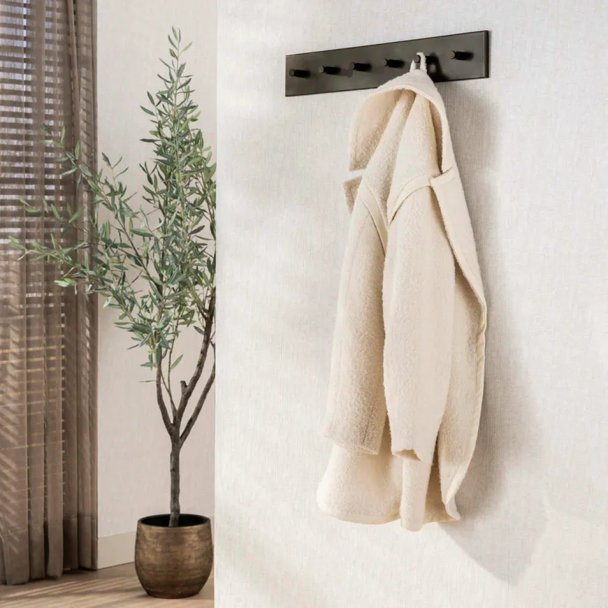 WoonStijl Kapstok Terra 6 haken bruin - 60 cm