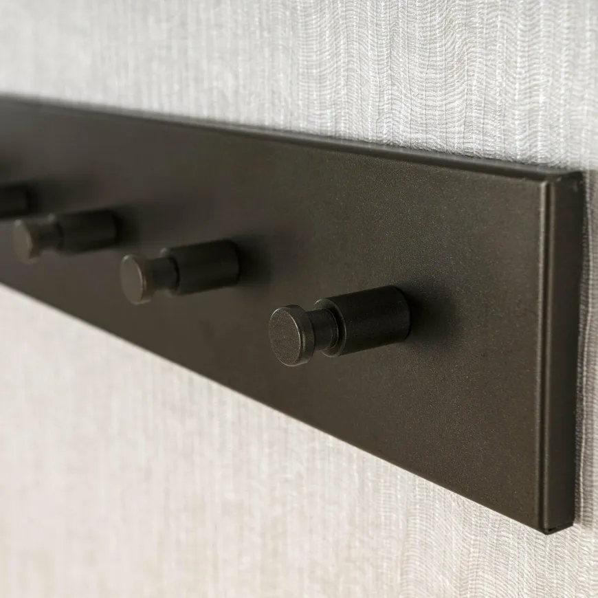 WoonStijl Kapstok Terra 6 haken bruin - 60 cm