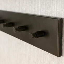 WoonStijl Kapstok Terra 8 haken bruin - 80 cm