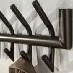 WoonStijl Kapstok Tubo 2x8 haken bruin