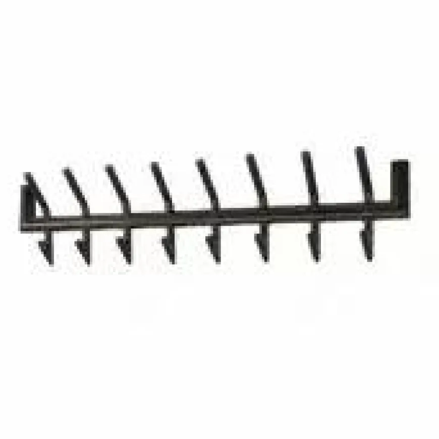 WoonStijl Kapstok Tubo 2x8 haken bruin