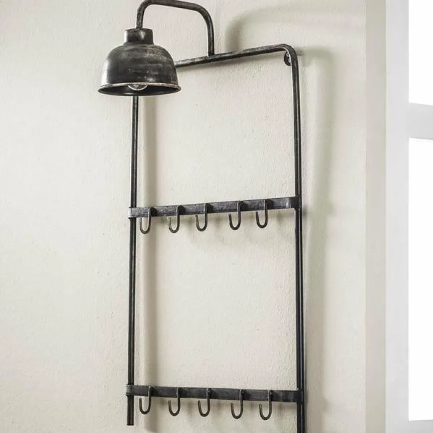 WoonStijl Kapstoklamp 2x5 Haken