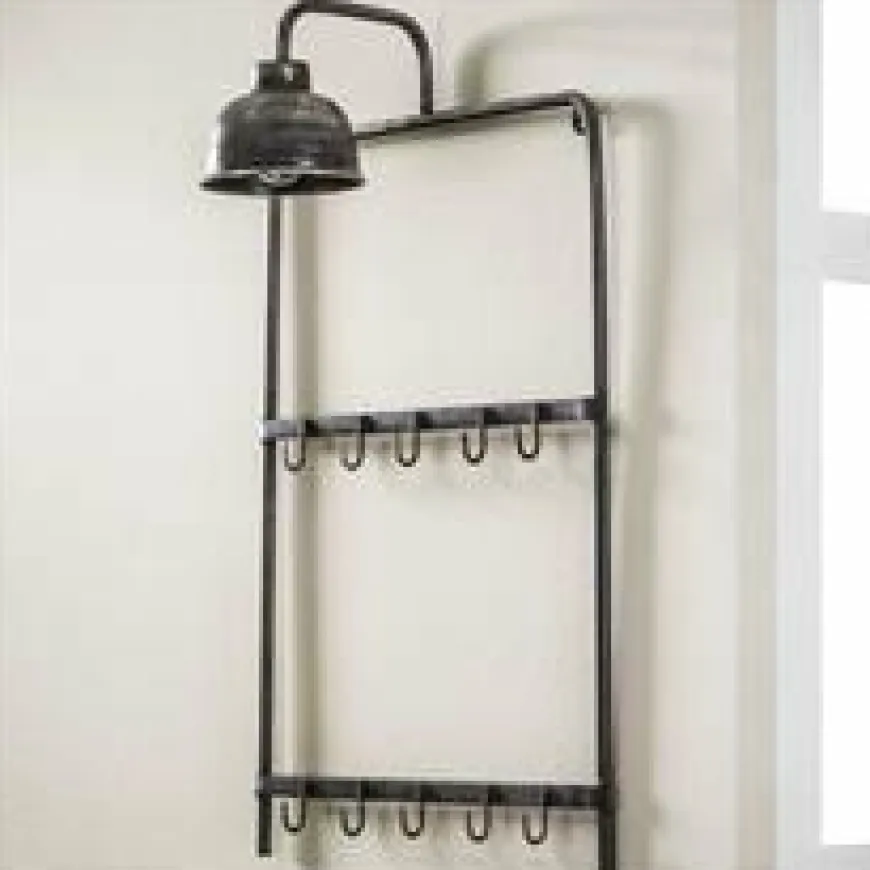 WoonStijl Kapstoklamp 2x5 Haken