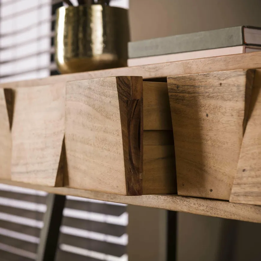 WoonStijl Kaptafel / Sidetable Demn acacia