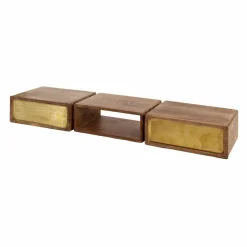 WoonStijl Kaptafel 2L brass