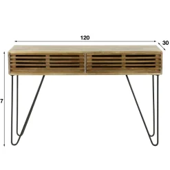 WoonStijl Kaptafel tweak met 2 lades