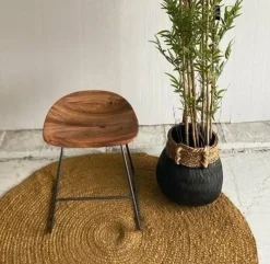 WoonStijl Kruk hout ergo