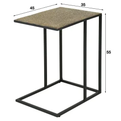 WoonStijl Laptoptafel iron metallic