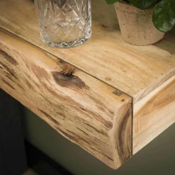 WoonStijl Nachtkastje 1 lade set van 2 tree L acacia
