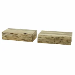 WoonStijl Nachtkastje 1 lade set van 2 tree L acacia