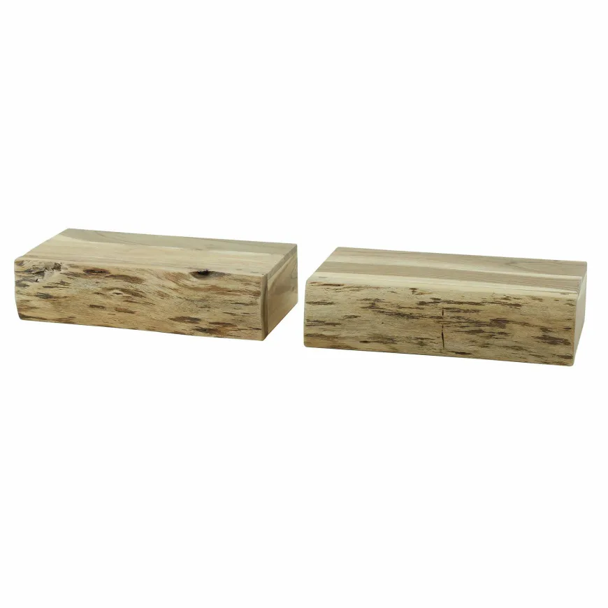WoonStijl Nachtkastje 1 lade set van 2 tree L acacia