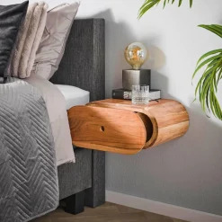 WoonStijl Nachtkastje Bend acacia met 1 lade