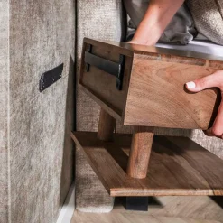 WoonStijl Nachtkastje Carve Shelve met 1 lade