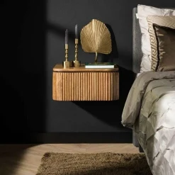 WoonStijl Nachtkastje hangend wave met 1 lade