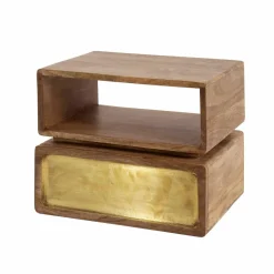 WoonStijl Nachtkastje 1L brass