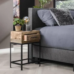 WoonStijl Nachtkastje lodge met 1 lade