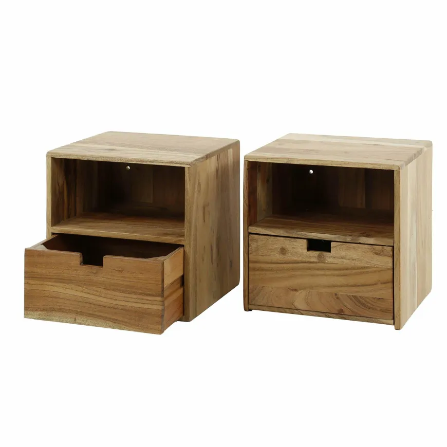 WoonStijl Nachtkastje set van 2 XS hangend flat