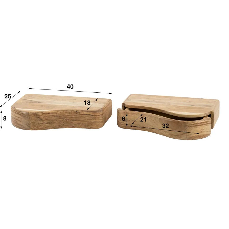 WoonStijl Nachtkastje set van2 Organic