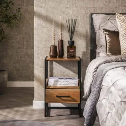 WoonStijl Nachtkastje XS niche Acacia met 1 lade