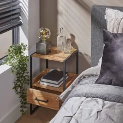 WoonStijl Nachtkastje XS niche Acacia met 1 lade