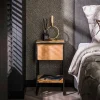 WoonStijl Nachtkastje XS straight wood met 1 lade