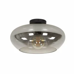 WoonStijl Plafondlamp elevate glass smoke grey
