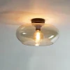 WoonStijl Plafondlamp elevate glass amber