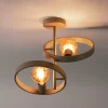 WoonStijl Plafondlamp 2L hover beige