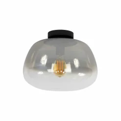 WoonStijl Plafondlamp Pulse Shaded Smoke grey glas